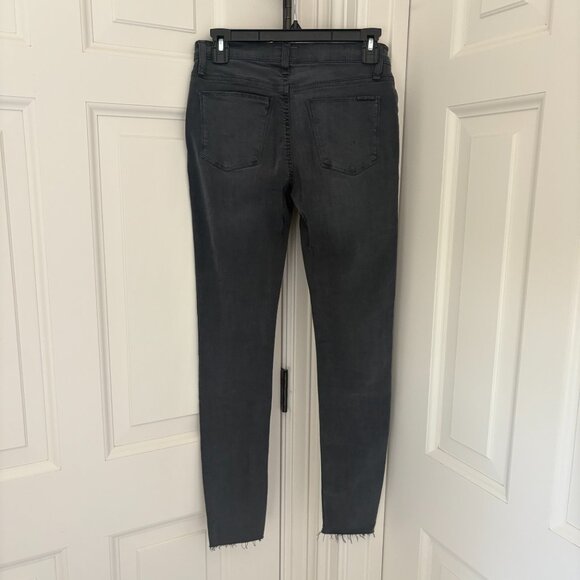 Hudson Natalie Midrise Jeans with Raw Hem - Picture 3 of 6